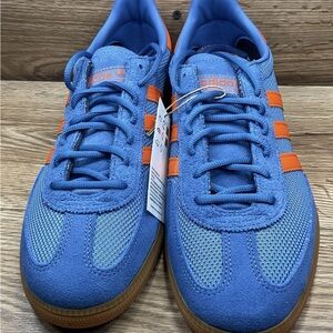 Adidas Handball Spezial Focus Blue Orange Gum Size 11
